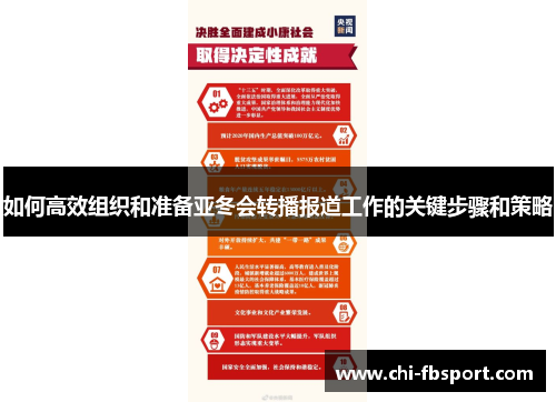 如何高效组织和准备亚冬会转播报道工作的关键步骤和策略